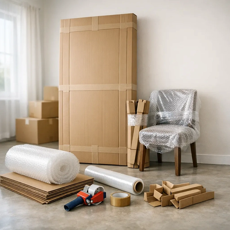 Как правильно упаковать мебель для перевозки