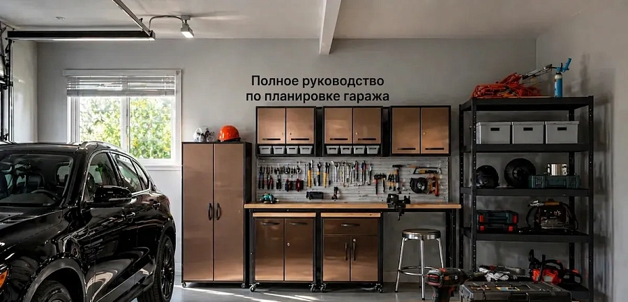Планировка гаража своими руками: пошаговое 
руководство от разметки до зонирования