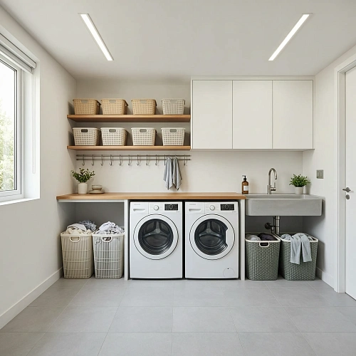 Прачечная в доме: идеи для современной 
планировки и дизайна
