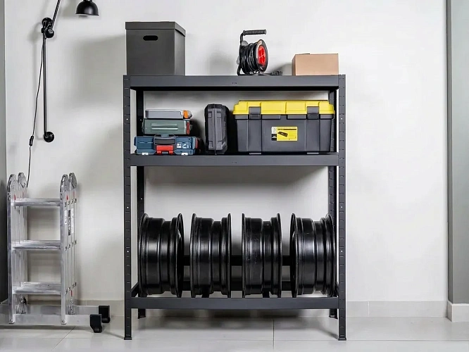 Как хранить диски: практичные советы по 
хранению дисков в гараже, доме или на складе